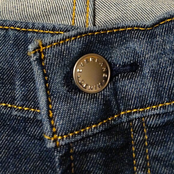 Everlane The Way High Skinny Ankle Authentic Blue Curvy Jeans SIZE 35 - Picture 6 of 6